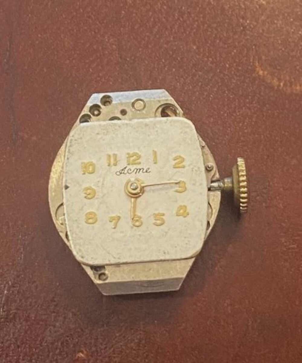 VTG Acme Watch, 17 Jewel, Parts/Repair, No case or Band